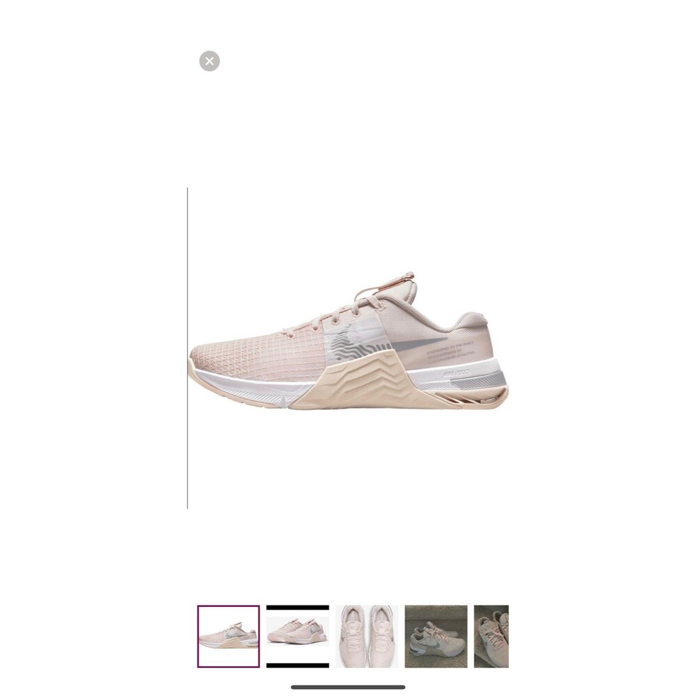 Nike Metcon 8 Beige Pink White